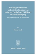 Cover: Leistungswettbewerb - Duncker & Humblot