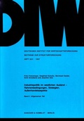 Cover: Industriepolitik im westlichen Ausland - - Duncker & Humblot