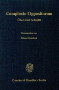 Cover: Complexio Oppositorum. - Duncker & Humblot
