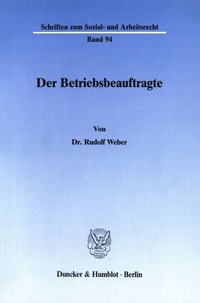 Abbildung von: Der Betriebsbeauftragte. - Duncker & Humblot