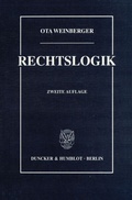Cover: Rechtslogik. - Duncker & Humblot