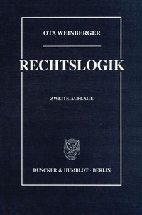 Enlarge image Cover: Rechtslogik. - Duncker & Humblot