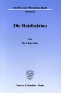 Bild: Die Ratsfraktion. - Duncker & Humblot