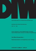 Cover: Ost-West-Kooperation. - Duncker & Humblot