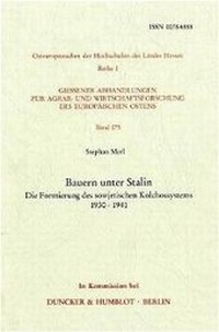 Enlarge image Cover: Bauern unter Stalin. - Duncker & Humblot