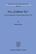 Cover: Das "Goldene Tor". - Duncker & Humblot