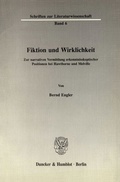 Cover: Fiktion und Wirklichkeit. - Duncker & Humblot