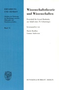 Cover: Wissenschaftstheorie und Wissenschaften. - Duncker & Humblot
