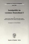 Cover: Sozialpolitik im vereinten Deutschland I. - Duncker & Humblot