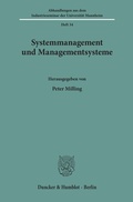 Cover: Systemmanagement und Managementsysteme. - Duncker & Humblot