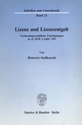 Bild: Lizenz und Lizenzentgelt. - Duncker & Humblot