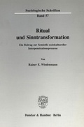 Cover: Ritual und Sinntransformation. - Duncker & Humblot