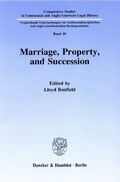 Bild: Marriage, Property and Succession. - Duncker & Humblot