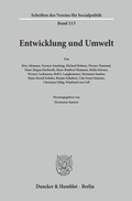 Cover: Entwicklung und Umwelt. - Duncker & Humblot