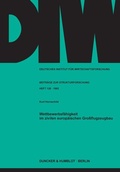 Cover: Wettbewerbsf&auml;higkeit im zivilen europ&auml;ischen Gro&szlig;flugzeugbau. - Duncker & Humblot