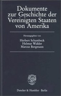 Cover: Dokumente zur Geschichte der Vereinigten Staaten von Amerika. - Duncker & Humblot
