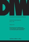 Cover: Die Entwicklung des Wettbewerbs auf den H&ouml;rfunk- und Fernsehm&auml;rkten in der Bundesrepublik Deutschland. - Duncker & Humblot