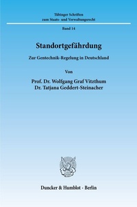 Enlarge image Cover: Standortgefährdung. - Duncker & Humblot
