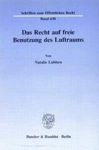 Abbildung von: Das Recht auf freie Benutzung des Luftraums - fibre