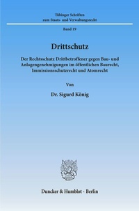 Abbildung von: Drittschutz. - Duncker & Humblot