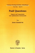 Cover: Pauli Quaestiones. - Duncker & Humblot