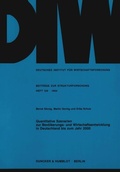 Cover: Quantitative Szenarien zur Bev&ouml;lkerungs- und Wirtschaftsentwicklung in Deutschland bis zum Jahr 2000. - Duncker & Humblot