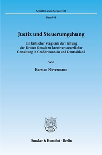 Abbildung von: Justiz und Steuerumgehung. - Duncker & Humblot