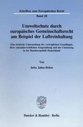Bild: Umweltschutz durch europäisches Gemeinschaftsrecht am Beispiel der Luftreinhaltung. - Duncker & Humblot