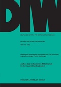 Cover: Aufbau des industriellen Mittelstands in den neuen Bundesl&auml;ndern. - Duncker & Humblot