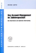 Cover: Key-Account-Management im Zuliefergesch&auml;ft. - Duncker & Humblot