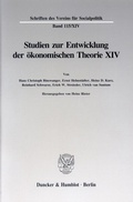 Cover: Johann Heinrich von Th&uuml;nen als Wirtschaftstheoretiker. - Duncker & Humblot