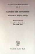 Cover: Kulturen und Innovationen. - Duncker & Humblot