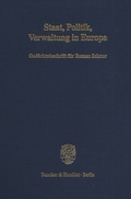 Cover: Staat, Politik, Verwaltung in Europa. - Duncker & Humblot