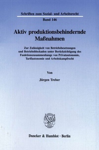 Abbildung von: Aktiv produktionsbehindernde Maßnahmen. - Duncker & Humblot