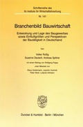 Cover: Branchenbild Bauwirtschaft. - Duncker & Humblot