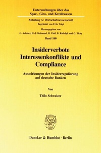 Abbildung von: Insiderverbote, Interessenkonflikte und Compliance. - Duncker & Humblot