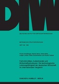 Cover: FuE-Aktivit&auml;ten, Au&szlig;enhandel und Wirtschaftsstrukturen: Die technologische Leistungsf&auml;higkeit der deutschen Wirtschaft im internationalen Vergleich. - Duncker & Humblot