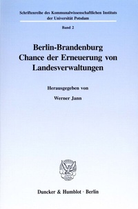 Abbildung von: Berlin-Brandenburg. - Duncker & Humblot