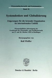 Enlarge image Cover: Systemdenken und Globalisierung. - Duncker & Humblot
