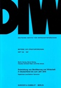 Cover: Entwicklung von Bev&ouml;lkerung und Wirtschaft in Deutschland bis zum Jahr 2010. - Duncker & Humblot