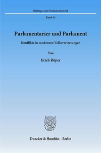 Abbildung von: Parlamentarier und Parlament. - Duncker & Humblot