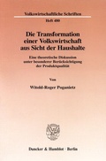 Cover: Die Transformation einer Volkswirtschaft aus Sicht der Haushalte. - Duncker & Humblot