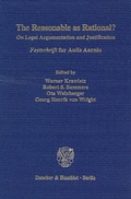 Cover: The Reasonable as Rational? - Duncker & Humblot
