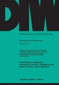 Cover: Wirtschaftliche Verflechtung zwischen EU und GUS - - Duncker & Humblot