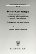 Cover: Soziale Gerontologie. - Duncker & Humblot
