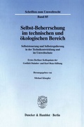 Bild: Selbst-Beherrschung im technischen und ökologischen Bereich. - Duncker & Humblot