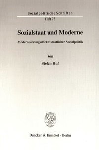 Enlarge image Cover: Sozialstaat und Moderne. - Duncker & Humblot