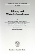 Cover: Bildung und Wirtschaftswachstum. - Duncker & Humblot