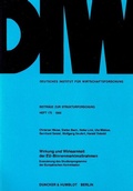 Cover: Wirkung und Wirksamkeit der EU-Binnenmarktma&szlig;nahmen. - Duncker & Humblot