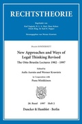 Cover: New Approaches and Ways of Legal Thinking Revised. - Duncker & Humblot